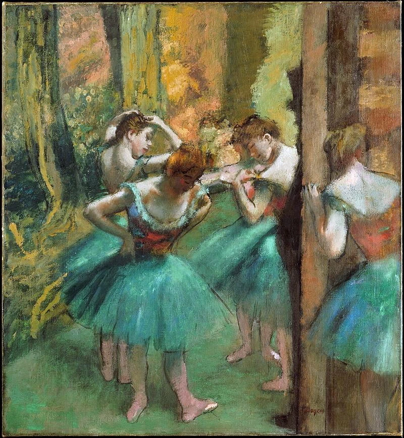 Ballerine in rosa e verde - Metropolitan Museum of Art di New York